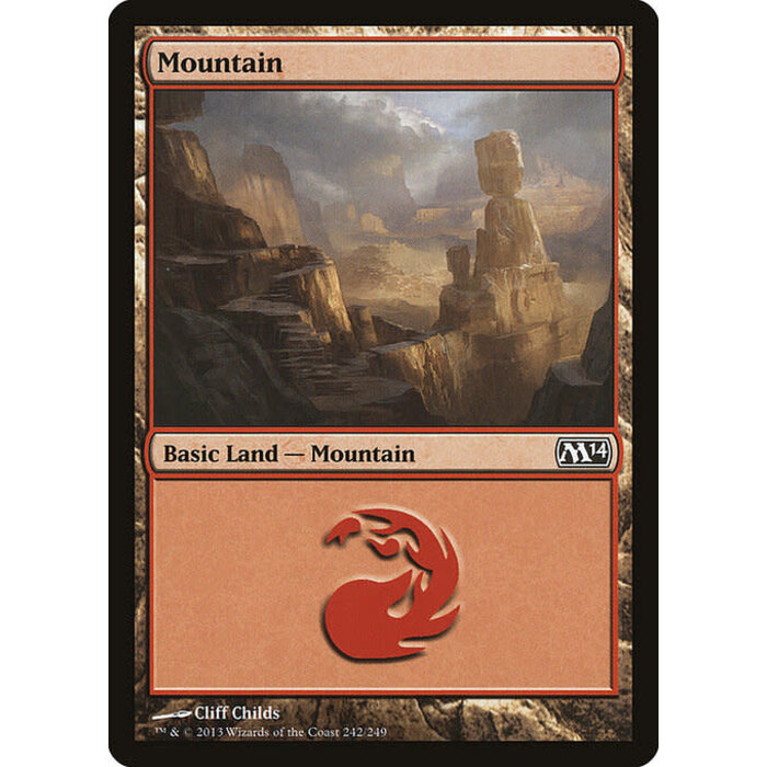 Magic: The Gathering Mountain (242) Lightly Played