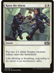 Magic: The Gathering Raise the Alarm (026) Lightly Played