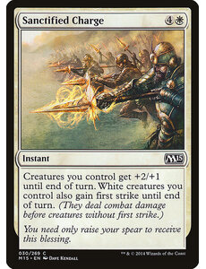 Magic: The Gathering Sanctified Charge (030) Lightly Played