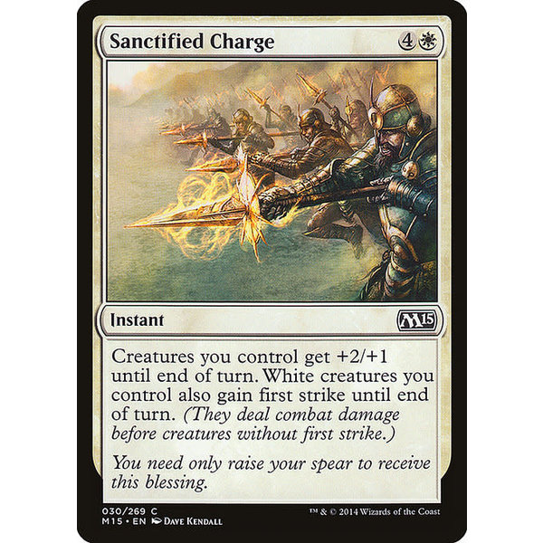 Magic: The Gathering Sanctified Charge (030) Lightly Played