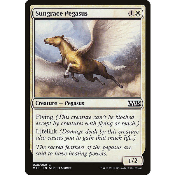 Magic: The Gathering Sungrace Pegasus (038) Lightly Played
