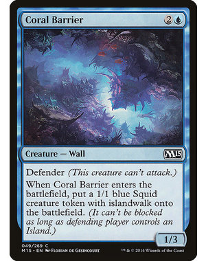 Magic: The Gathering Coral Barrier (049) Lightly Played