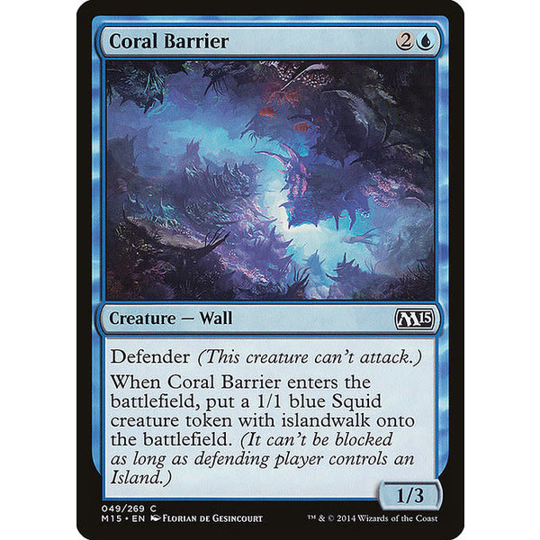 Magic: The Gathering Coral Barrier (049) Lightly Played