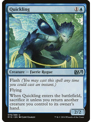 Magic: The Gathering Quickling (076) Heavily Played Foil