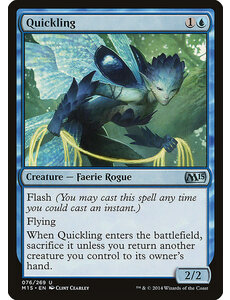 Magic: The Gathering Quickling (076) Heavily Played Foil