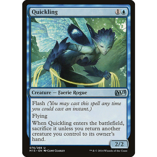 Magic: The Gathering Quickling (076) Heavily Played Foil