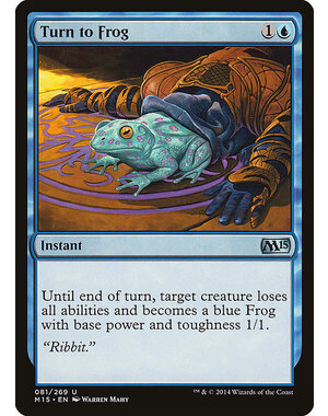 Magic: The Gathering Turn to Frog (081) Lightly Played