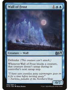 Magic: The Gathering Wall of Frost (083) Lightly Played