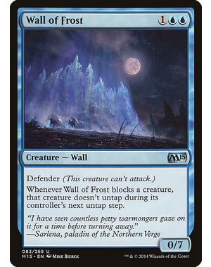 Magic: The Gathering Wall of Frost (083) Lightly Played