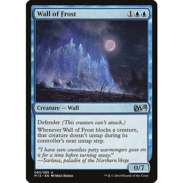 Magic: The Gathering Wall of Frost (083) Lightly Played