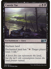 Magic: The Gathering Caustic Tar (089) Lightly Played