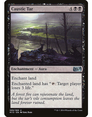 Magic: The Gathering Caustic Tar (089) Lightly Played