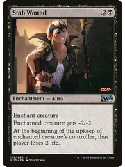 Magic: The Gathering Stab Wound (116) Lightly Played
