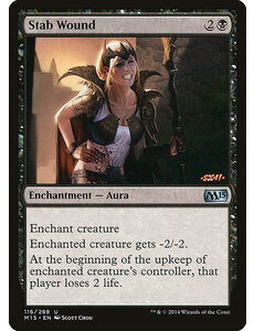 Magic: The Gathering Stab Wound (116) Moderately Played