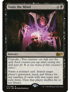 Magic: The Gathering Stain the Mind (117) Lightly Played