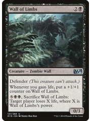 Magic: The Gathering Wall of Limbs (121) Lightly Played