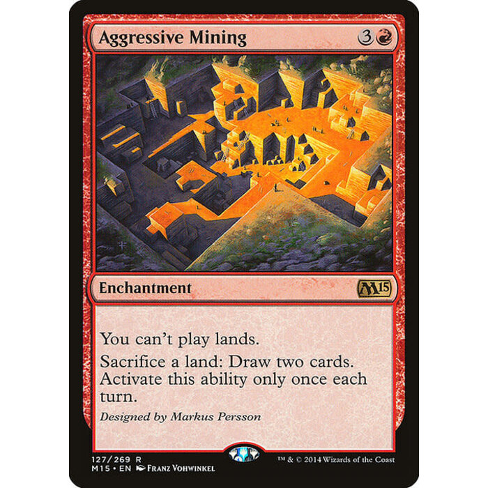 Magic: The Gathering Aggressive Mining (127) Lightly Played