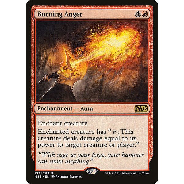 Magic: The Gathering Burning Anger (133) Lightly Played