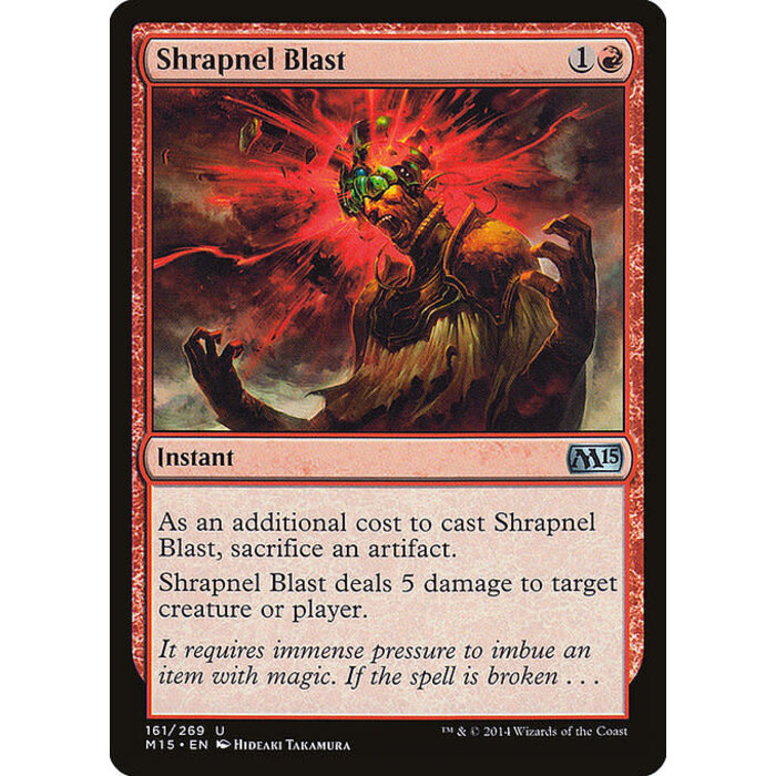 Magic: The Gathering Shrapnel Blast (161) Lightly Played Foil