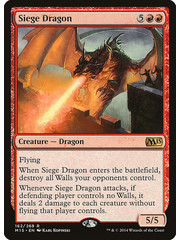 Magic: The Gathering Siege Dragon (162) Lightly Played