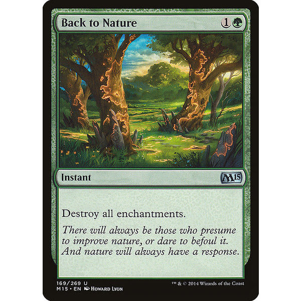 Magic: The Gathering Back to Nature (169) Lightly Played