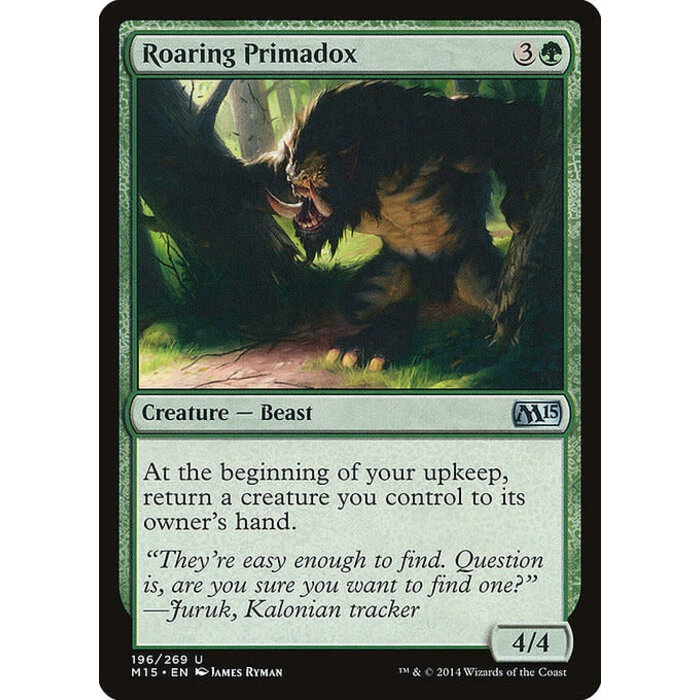 Magic: The Gathering Roaring Primadox (196) Lightly Played