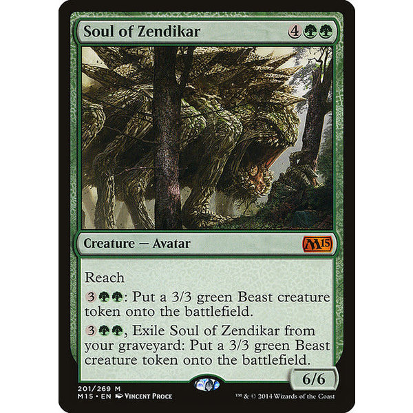 Magic: The Gathering Soul of Zendikar (201) Moderately Played
