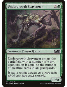Magic: The Gathering Undergrowth Scavenger (204) Lightly Played