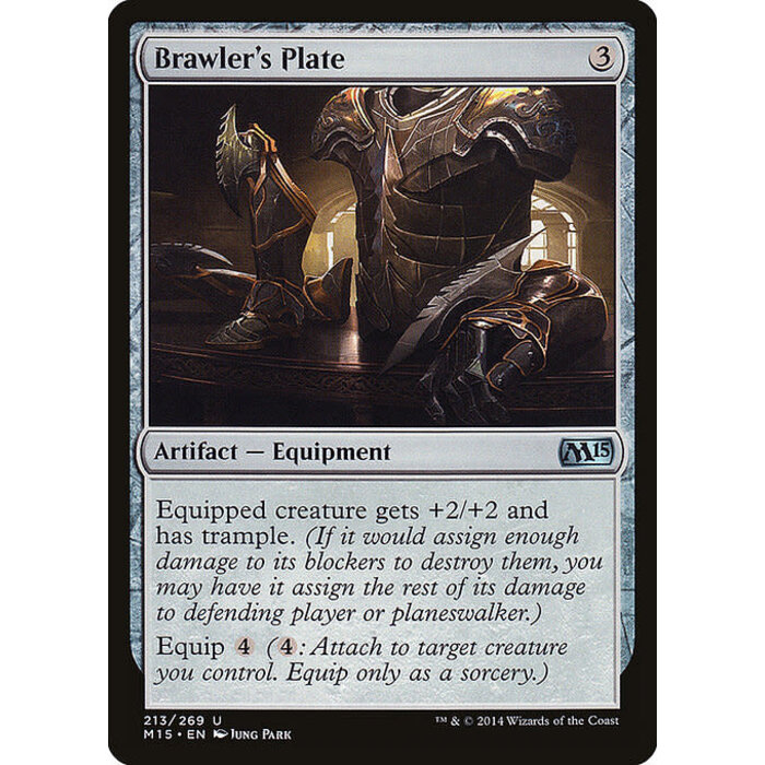 Magic: The Gathering Brawler's Plate (213) Lightly Played