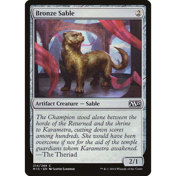 Magic: The Gathering Bronze Sable (214) Lightly Played