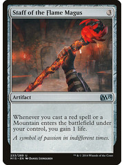 Magic: The Gathering Staff of the Flame Magus (233) Lightly Played