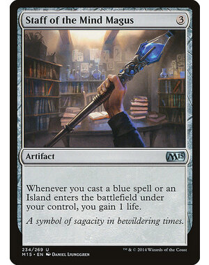 Magic: The Gathering Staff of the Mind Magus (234) Lightly Played