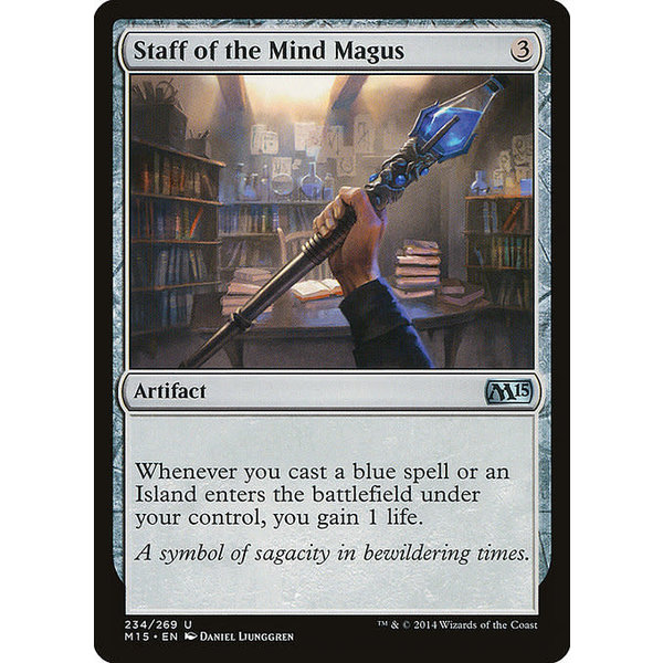 Magic: The Gathering Staff of the Mind Magus (234) Lightly Played