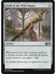 Magic: The Gathering Staff of the Wild Magus (236) Moderately Played