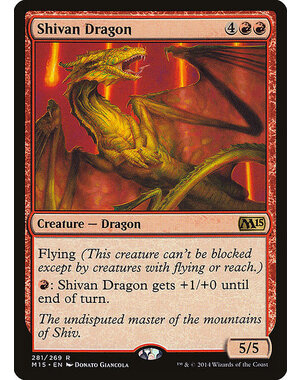 Magic: The Gathering Shivan Dragon (281) Lightly Played