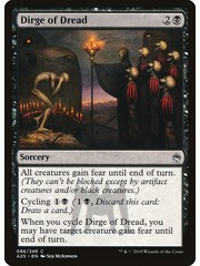Magic: The Gathering Dirge of Dread (086) Near Mint Foil
