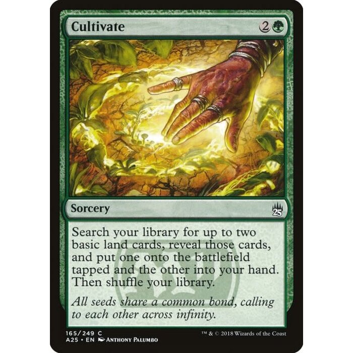 Magic: The Gathering Cultivate (165) Lightly Played
