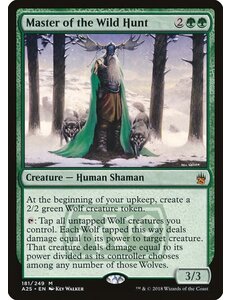 Magic: The Gathering Master of the Wild Hunt (181) Heavily Played