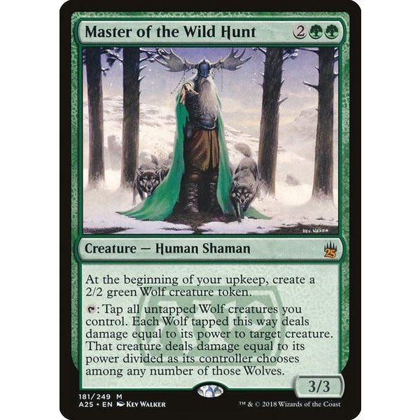 Magic: The Gathering Master of the Wild Hunt (181) Heavily Played