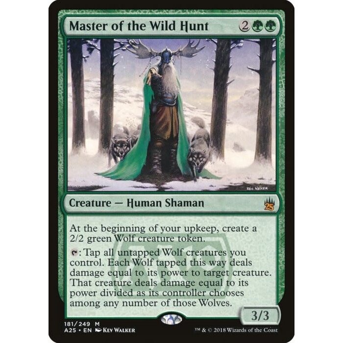 Magic: The Gathering Master of the Wild Hunt (181) Heavily Played