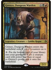 Magic: The Gathering Grenzo, Dungeon Warden (205) Moderately Played
