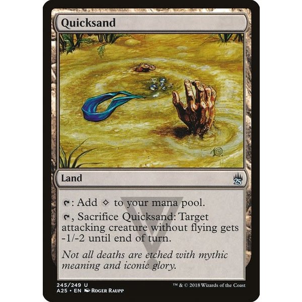 Magic: The Gathering Quicksand (245) Lightly Played Foil