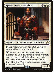 Magic: The Gathering Hixus, Prison Warden (019) Lightly Played