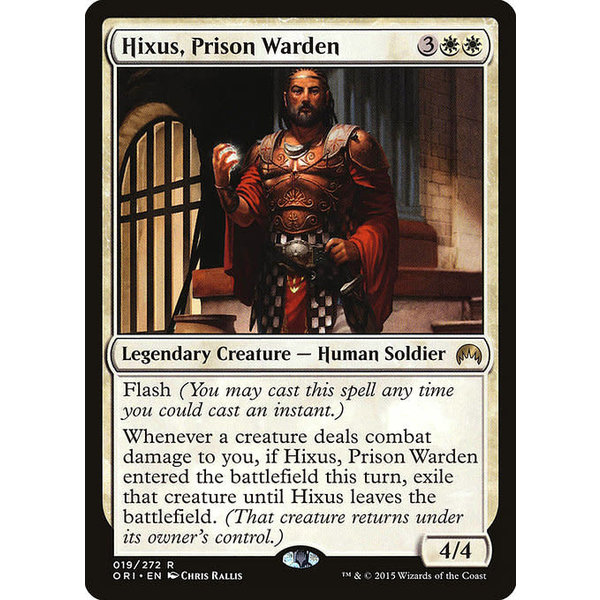 Magic: The Gathering Hixus, Prison Warden (019) Moderately Played