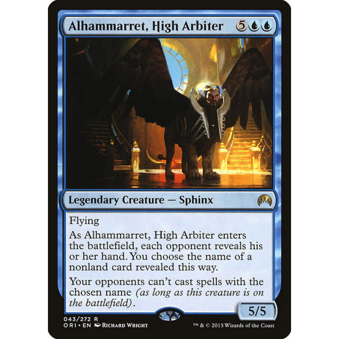Magic: The Gathering Alhammarret, High Arbiter (043) Lightly Played