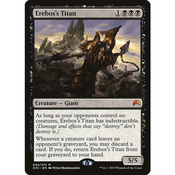 Magic: The Gathering Erebos's Titan (094) Lightly Played