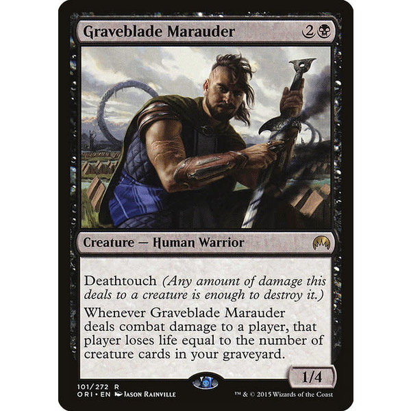 Magic: The Gathering Graveblade Marauder (101) Lightly Played
