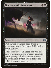 Magic: The Gathering Necromantic Summons (110) Lightly Played