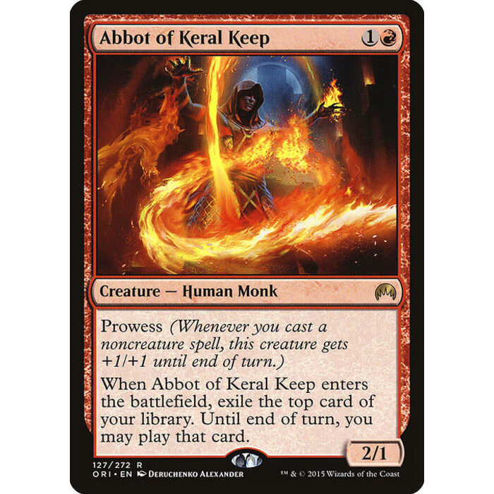 Magic: The Gathering Abbot of Keral Keep (127) Lightly Played