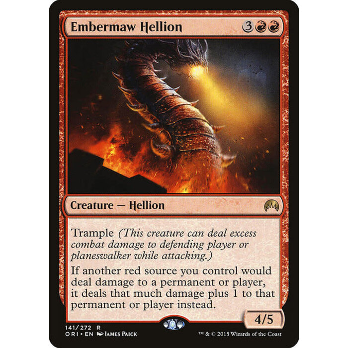 Magic: The Gathering Embermaw Hellion (141) Near Mint